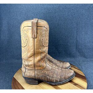 Classic Brown Western Cowboy Boots